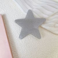Women's Sweet Star Plaid Gradient Color Plastic Handmade Hair Claws sku image 1