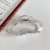 Women's Simple Style Clouds Arylic Hollow Out Hair Claws sku image 5