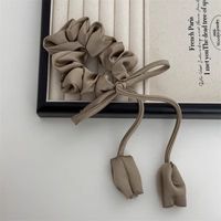 Women's Sweet Simple Style Solid Color Flower Bow Knot Cloth Hair Tie sku image 4