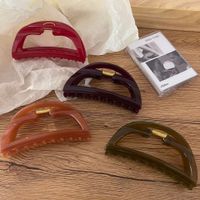 Women's Sweet Solid Color PC Handmade Hair Claws main image 4