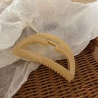 Women's Sweet Solid Color PC Handmade Hair Claws sku image 7