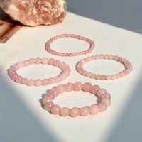Fairy Style Simple Style Round Natural Stone Bracelets In Bulk main image 3