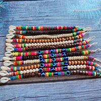 Ethnic Style Bohemian Geometric Wooden Beads Beaded Unisex Bracelets 1 Piece main image 1