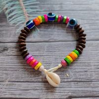 Ethnic Style Bohemian Geometric Wooden Beads Beaded Unisex Bracelets 1 Piece sku image 9