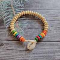 Ethnic Style Bohemian Geometric Wooden Beads Beaded Unisex Bracelets 1 Piece sku image 2
