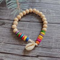 Ethnic Style Bohemian Geometric Wooden Beads Beaded Unisex Bracelets 1 Piece sku image 5