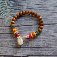 Ethnic Style Bohemian Geometric Wooden Beads Beaded Unisex Bracelets 1 Piece sku image 4