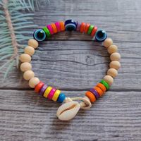 Ethnic Style Bohemian Geometric Wooden Beads Beaded Unisex Bracelets 1 Piece sku image 11