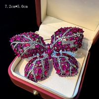 Classical Leaf Flower Butterfly Copper Plating Women's Brooches sku image 7