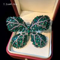 Classical Leaf Flower Butterfly Copper Plating Women's Brooches sku image 6