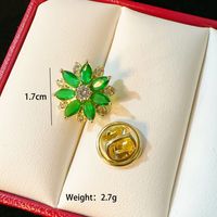 Sweet Flower Bow Knot Fish Bone Copper Plating Women's Brooches sku image 14
