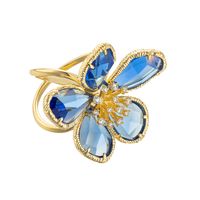 Classical Leaf Flower Copper Plating Women's Brooches main image 2