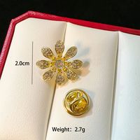 Sweet Flower Bow Knot Fish Bone Copper Plating Women's Brooches sku image 17