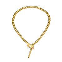 Wholesale Jewelry Casual Hip-Hop Snake Alloy Iron Necklace main image 1
