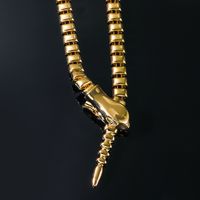Wholesale Jewelry Casual Hip-Hop Snake Alloy Iron Necklace main image 5