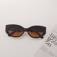 Y2K Solid Color Pc Resin Oval Frame Full Frame Women's Sunglasses sku image 1