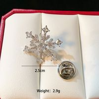 Sweet Rabbit Swan Snowflake Copper Plating Women's Brooches sku image 20