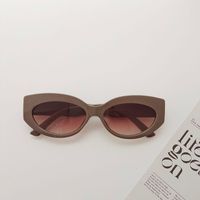 Y2K Solid Color Pc Resin Oval Frame Full Frame Women's Sunglasses sku image 2