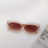 Y2K Solid Color Pc Resin Oval Frame Full Frame Women's Sunglasses sku image 6