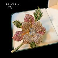 Elegant Flower Butterfly Copper Plating Women's Brooches main image 5