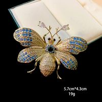 Classical Animal Leaf Flower Copper Plating Unisex Brooches sku image 2