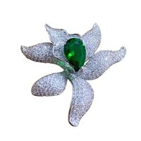 Classical Flower Copper Plating Women's Brooches main image 3