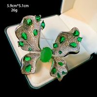 Elegant Flower Butterfly Copper Plating Women's Brooches main image 4