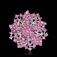 Style IG Brillant Fleur Alliage Placage Incruster Strass Unisexe Broches sku image 7