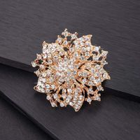 Style IG Brillant Fleur Alliage Placage Incruster Strass Unisexe Broches sku image 6