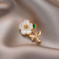 Elegant Flower Copper Women's Brooches main image 3