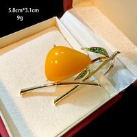 Elegant Leaf Flower Butterfly Copper Plating Women's Brooches main image 4