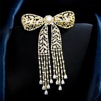 Elegant Bow Knot Copper Plating Women's Brooches main image 1