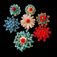 Elegant Flower Snowflake Copper Plating Unisex Brooches main image 1