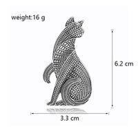Retro Tiger Alloy Plating Unisex Brooches main image 2