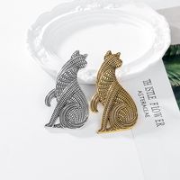Retro Tiger Alloy Plating Unisex Brooches main image 3