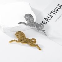 Retro Horse Alloy Plating Unisex Brooches main image 6