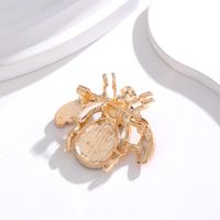 Cute Insect Alloy Enamel Plating Inlay Rhinestones Unisex Brooches main image 4