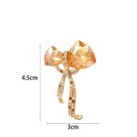 Sweet Bow Knot Copper Women's Brooches sku image 2