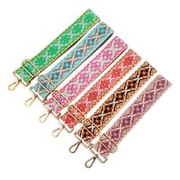 New Color Ethnic Style Jacquard Wide Shoulder Strap Shoulder Messenger Bag Accessory Strap Burden Reduction Long Strap Thickened Bag Strap sku image 41