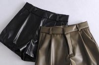 Women's Holiday Daily Classic Style Solid Color Knee Length Pocket Straight Pants main image 6