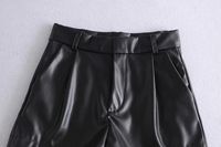 Women's Holiday Daily Classic Style Solid Color Knee Length Pocket Straight Pants main image 2