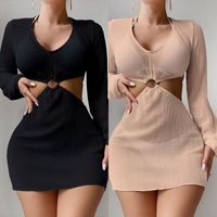 Women's Simple Style Solid Color 1 Piece One Piece Swimwear main image 6