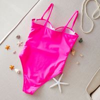 Women's Simple Style Solid Color 1 Piece One Piece Swimwear main image 2