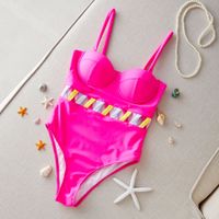 Women's Simple Style Solid Color 1 Piece One Piece Swimwear main image 1