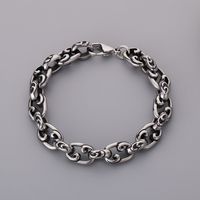 Stainless Steel 18K Gold Plated Casual Simple Style Solid Color Bracelets main image 4