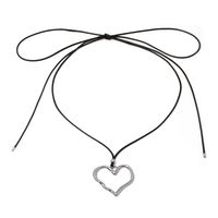Stainless Steel 18K Gold Plated IG Style Heart Shape Necklace main image 6
