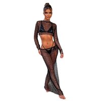 Women's Solid Color Sexy Beach Cover Ups main image 4