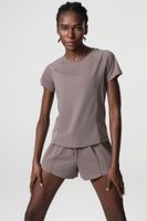 Einfacher Stil Klassischer Stil Einfarbig Nylon Rundhals Aktive Tops T-Shirt main image 1
