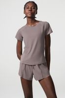 Simple Style Classic Style Solid Color Nylon Round Neck Active Tops T-shirt main image 4