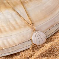 Beach Commute Shell Ferroalloy Zinc Alloy Women's Pendant Necklace main image 4